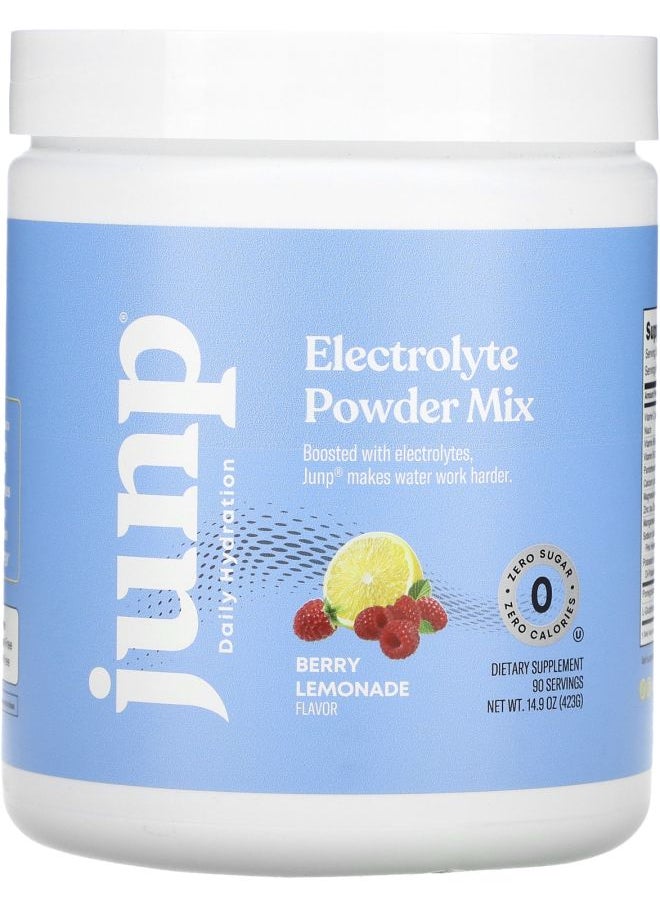 JUNP Electrolyte Powder Mix Berry Lemonade 14.9 oz (423 g) 