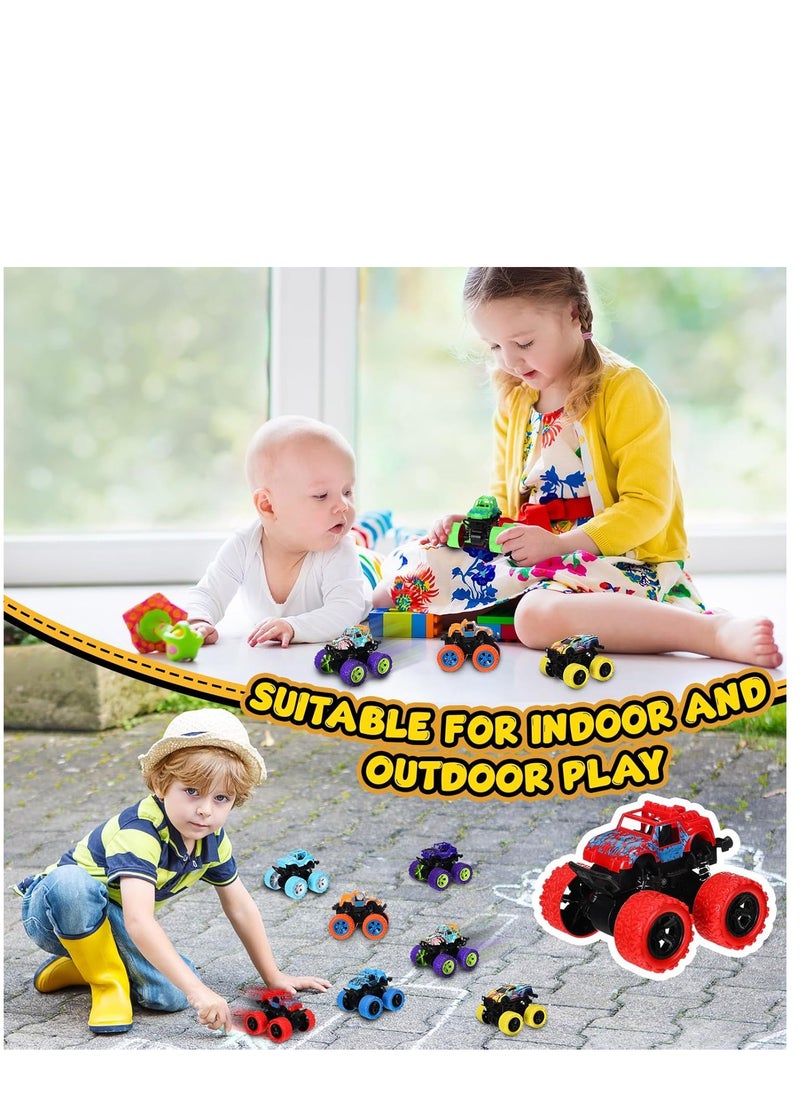 Rally 12-piece variety set of truck toys, 4-wheel drive SUV toy  - Image 2