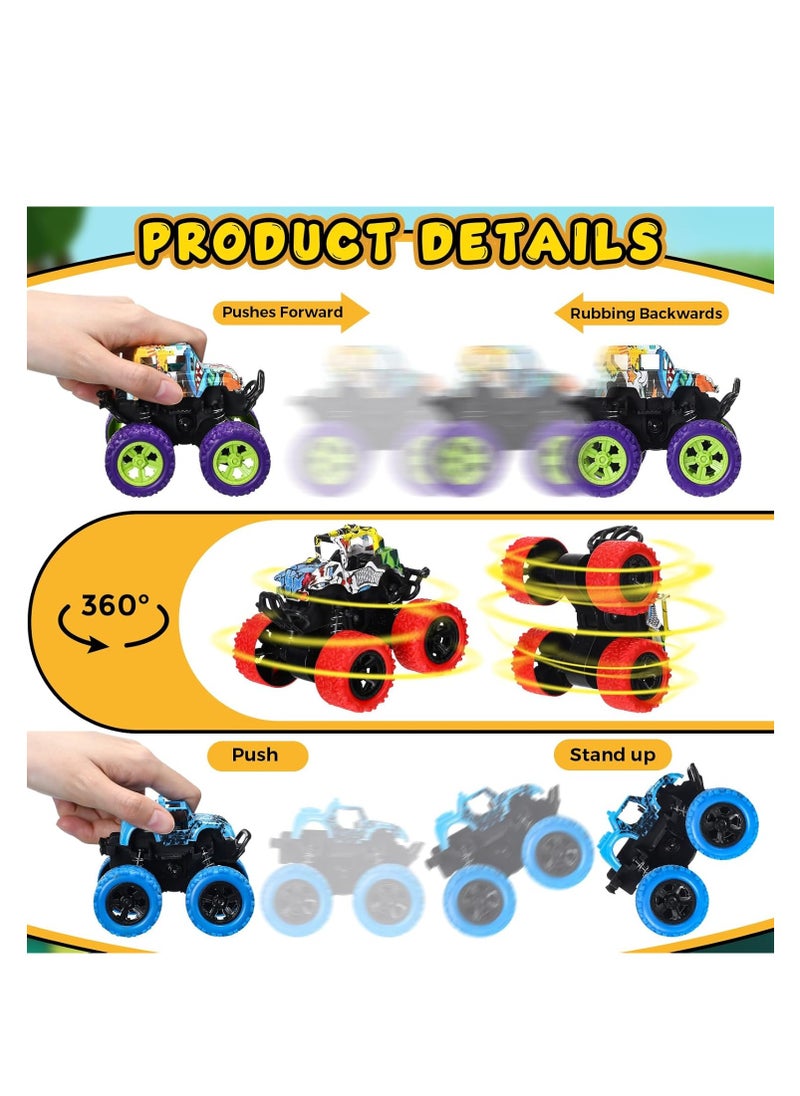 Rally 12-piece variety set of truck toys, 4-wheel drive SUV toy  - Image 4