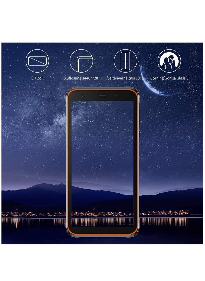 Blackview - Blackview BV6300 pro outdoor smartphone,ultra-slim ergonomic design, 5.7 inches Android 10, 16 MP quad camera with smart HDR, P70 octa-core 6 GB/128 GB, 4380 mAh battery-Orange - Image 1