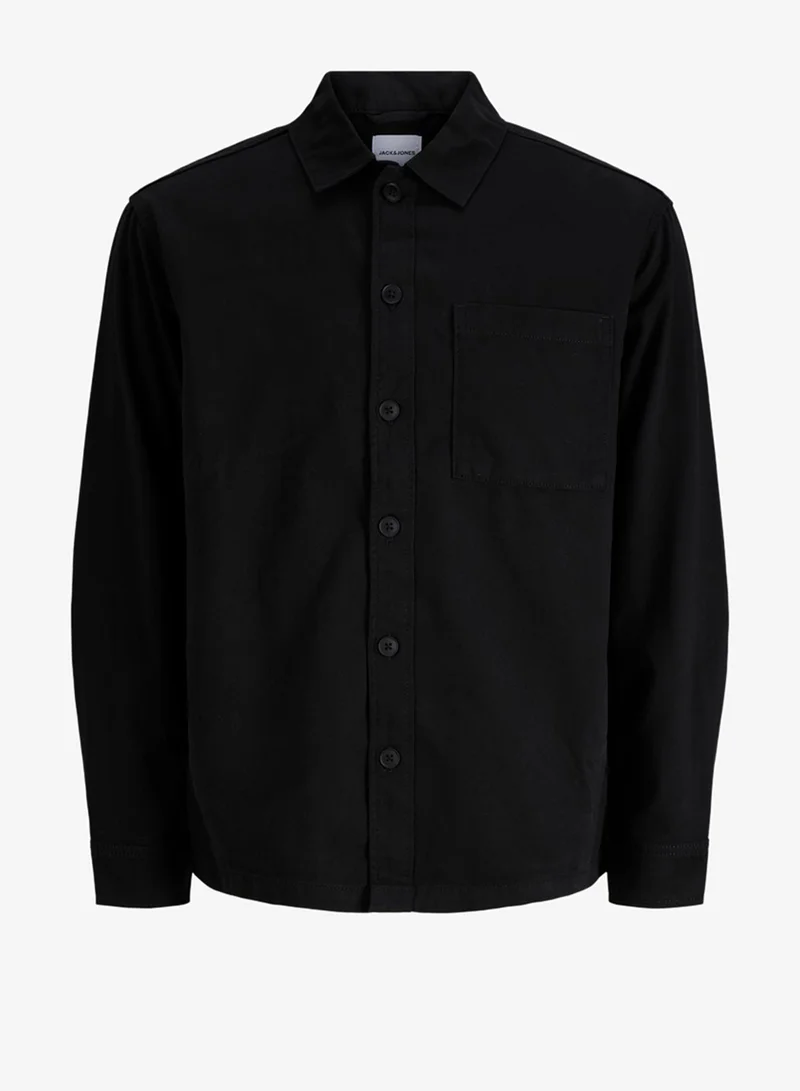 JACK & JONES  Solid Regular Fit Shirt for Men | Best Price UAE