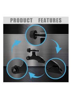 SYOSI Hinge Pin Door Stopper Black, Adjustable Heavy Duty Hinge Pin Door Stop with Black Rubber Bumper Tips, Reduce Potential Damage Prevent Striking Wall Dents in Door Trim, Easy Installation(4 Pack )  - Image 3