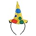 FRECI Clown Hat Headband Jumbo Polka Dots Headwear for Halloween Carnival Circus Costume Props B - Image 3