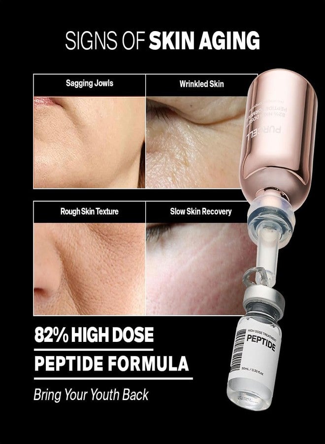 PURCELL 82% High Dose Peptide Formula - Serum with Multicollagen, Peptide for Firmer and Youthful Skin, Light and Gentle Formula, Anti-Aging, 1.01 oz - Image 2