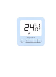 Honeywell Digital Thermostat WS8 Extra-large LCD White Back-light Display | 2 Pipe Heat/Cool With Manual or Automatic 3-Speed Fan Control | Suitable for Chiller Compressor HVAC System 230V AC  - Image 2