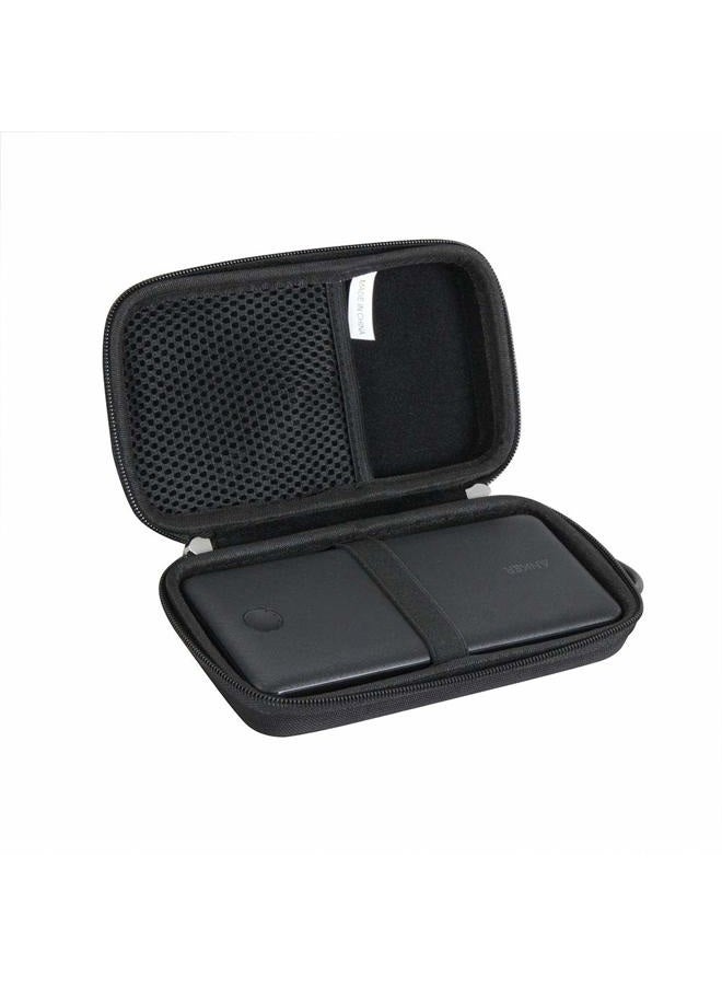 Hard Travel Case for Anker Portable Charger 325 Power Bank (PowerCore Essential 20K) 20000mAh Battery Pack / Anker 525 Power Bank (PowerCore Essential 20K PD)