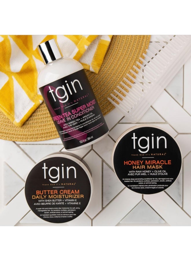 TGIN Honey Miracle Hair Mask with Raw Honey & Olive Oil - 340g - Image 4
