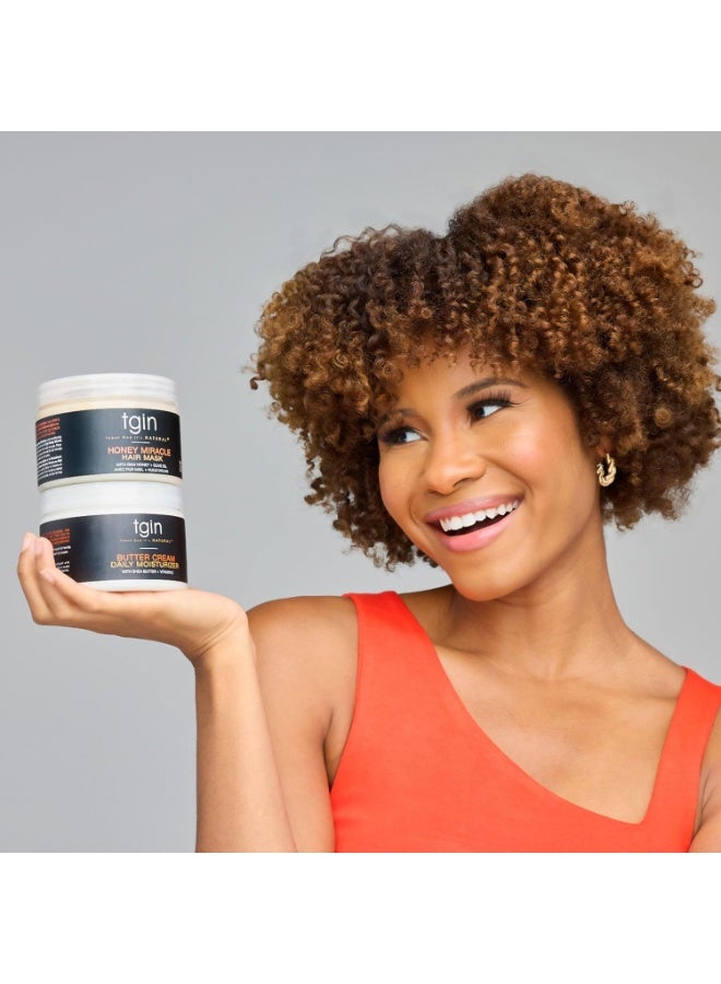 TGIN Honey Miracle Hair Mask with Raw Honey & Olive Oil - 340g - Image 5