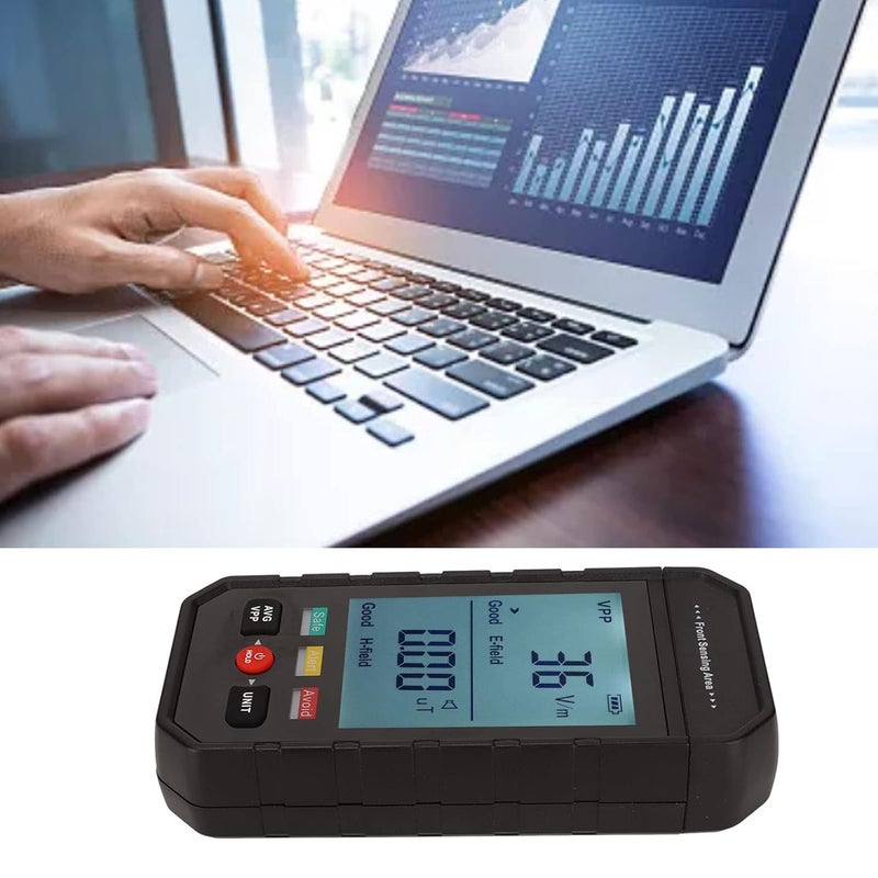 EMF Meter Handheld, Portable Digital EMF Detector with LCD Large Screen, Electromagnetic Radiation Detector for Home Office and Appliances - Image 5