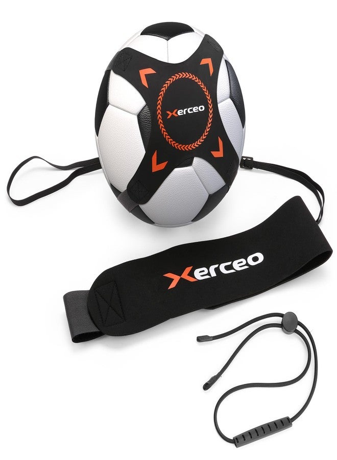 Xerceo 2-in-1 Handheld & Waist Belt Soccer Kick Trainer | Solo Juggling Net | Adjustable Thickened Strap & Sturdy Cord | Compatible with 3-in-1 Training Equipment for Kids & Adults - Image 2