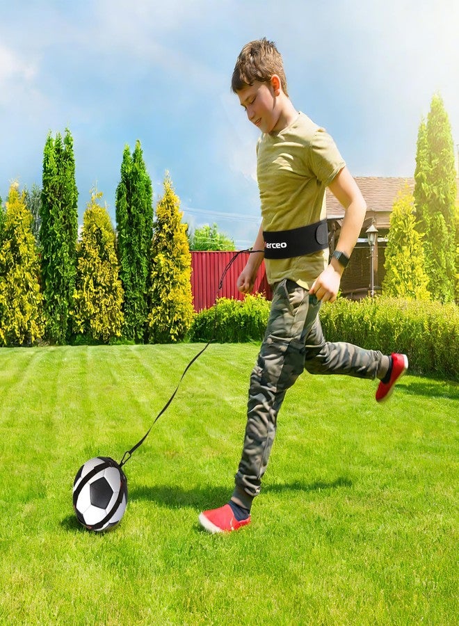 Xerceo 2-in-1 Handheld & Waist Belt Soccer Kick Trainer | Solo Juggling Net | Adjustable Thickened Strap & Sturdy Cord | Compatible with 3-in-1 Training Equipment for Kids & Adults - Image 5
