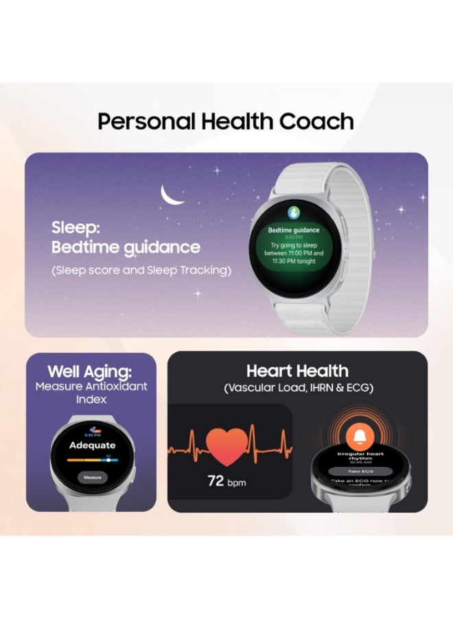 Samsung Renewed - Samsung Galaxy Watch8 (44mm, LTE, Graphite) - Advanced Health Monitoring & Dual GPS Graphite - Image 5