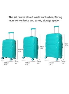 3-Piece Travel Luggage Set Unbreakable Light Weight with 360 Degree Rotation Wheels and Anti Theft Zipper Lock,Size 20/24/28 Inch - pzsku/ZEA20529B20B645ED89D3Z/45/_/1727177607/ee488633-f1f8-42b8-a3da-ce315a4d0844