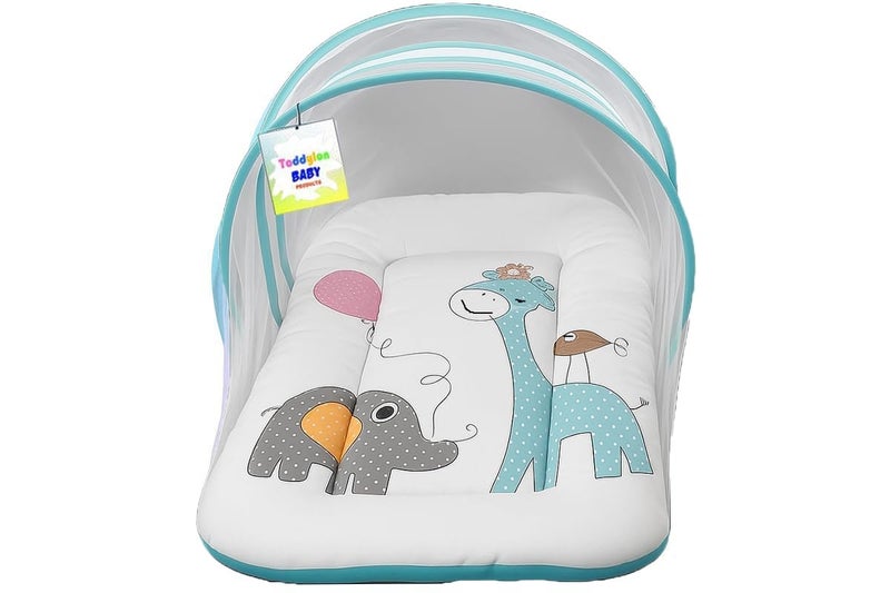 Toddylon Baby Bed New Born Baby Bedding Set | Mattress | Mosquito Net | Insect Protector | Baby Beds | Infants | Carry Bag | Essentials (0-6 Months) - Image 2