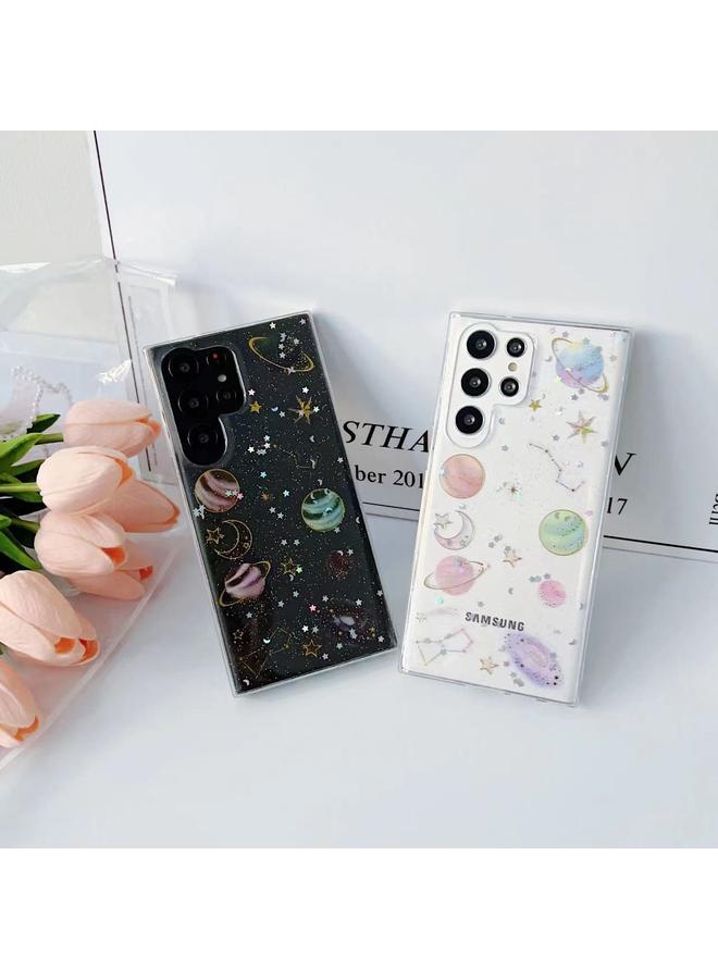 اس-توب جراب لهاتف Samsung Galaxy A22 4G Cosmic Star Glitter Epoxy TPU - Image 5