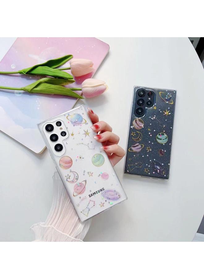 اس-توب جراب لهاتف Samsung Galaxy A22 4G Cosmic Star Glitter Epoxy TPU - Image 4