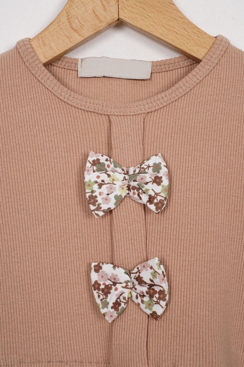 Zepkids Floral Bow Bodice Dress  - Image 2