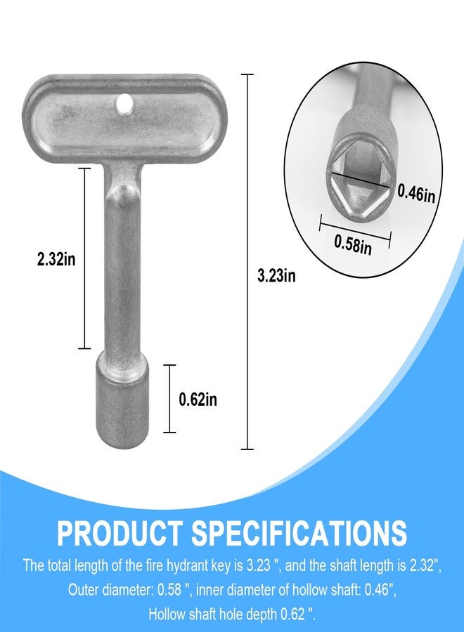 إيلسا مفتاح المياه Aillsa P1300-PART-13-KEY | مفتاح صنبور المياه مناسب لصمامات صنبور الحائط والصنابير - Image 3