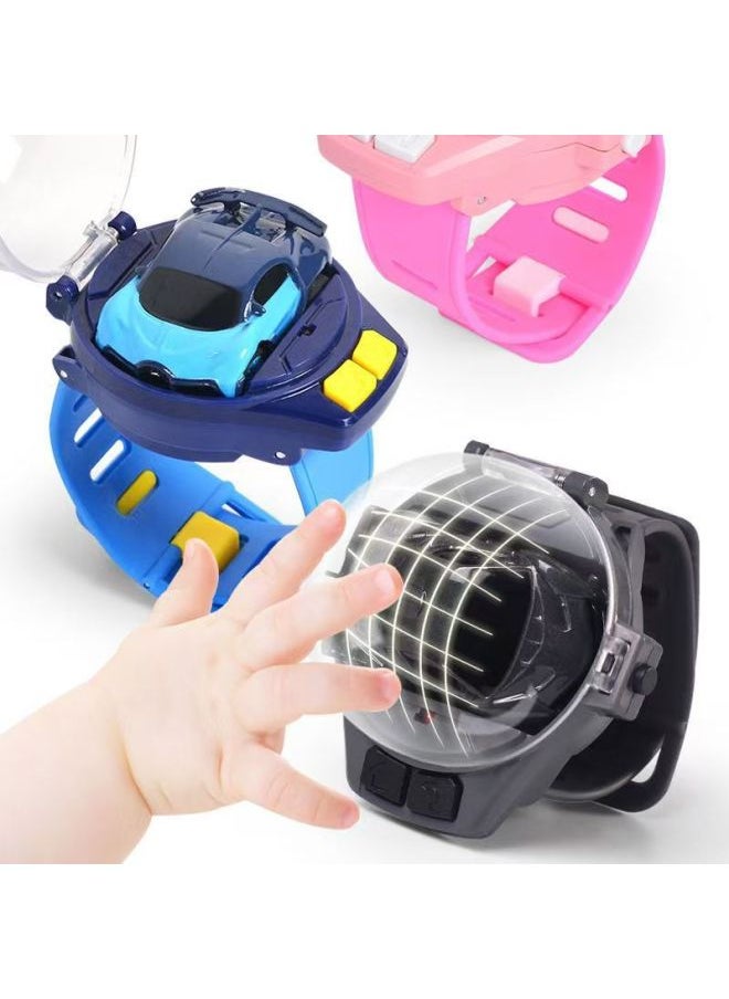 Mini Watch Remote Control Car Black Technology Electric Toy Car Alloy Racing Children's Boy Sports Car 5 To 7 Years Old-Color:Lamborghini Police Car [red] Alloy Model-Scale:Please Note The English Packaging  - Image 5
