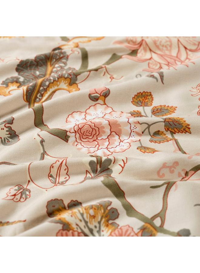 erorex Fitted sheet, light grey-beige, 160x200 cm - Image 3