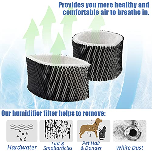 XIMOON HWF62 Humidifier Filter A Replacement for Holmes & Sunbeam Humidifier Filter Models HM1701, HM1761, HM1300 & HM1100; Compare to Part # HWF62, HWF62D (2) - Image 4