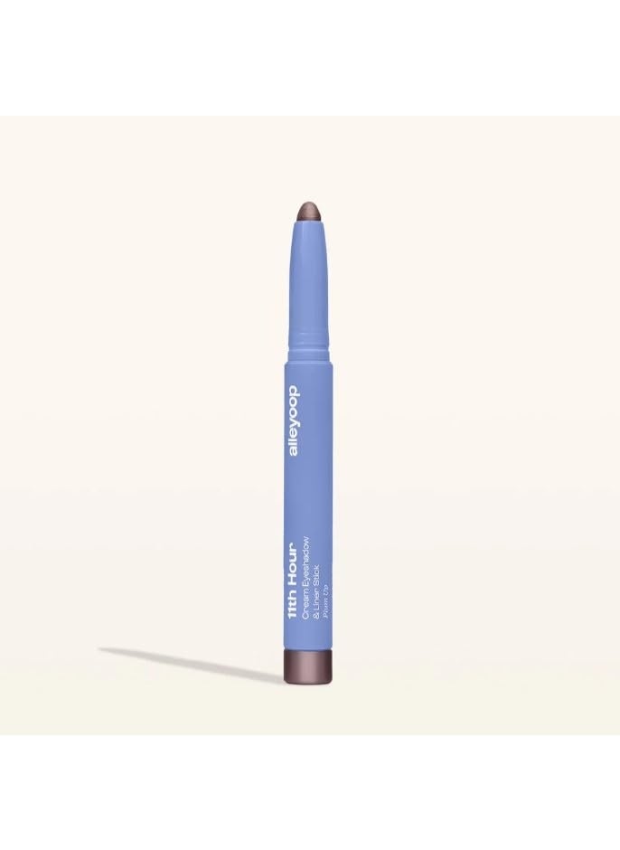 ALLEYOOP ALLEYOOP 11th Hour Waterproof Cream Eyeshadow Stick – Long-Lasting Eye Shadow Pencil & Eyeliner, Cream to Powder Stick & Highlighter – Smudge-Proof Eyeshadow Shimmer, Plum Up Shimmer  - Image 1
