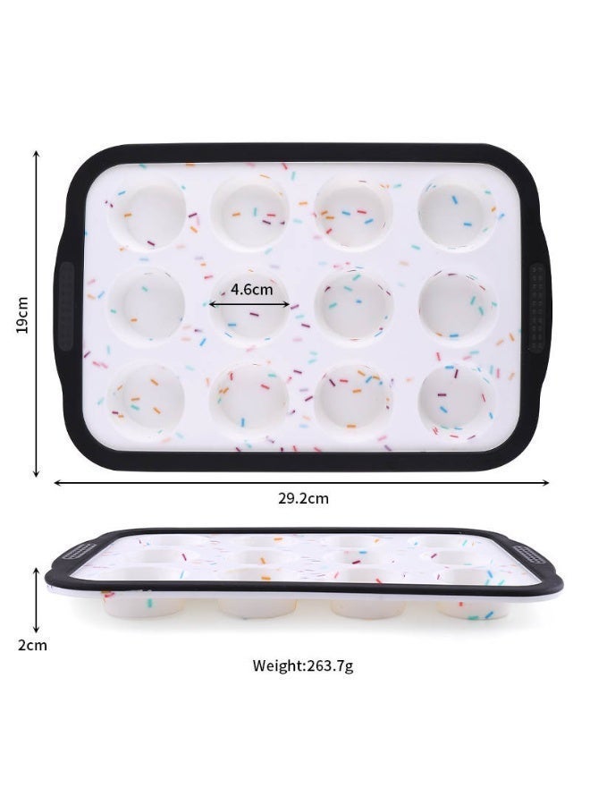 SOFIA REFRIGERATION Silicone Muffin Pan, Food Grade Nonstick, Stainless Steel Frame for Safe Handling, Heat Resistant up to 230°C - Image 4