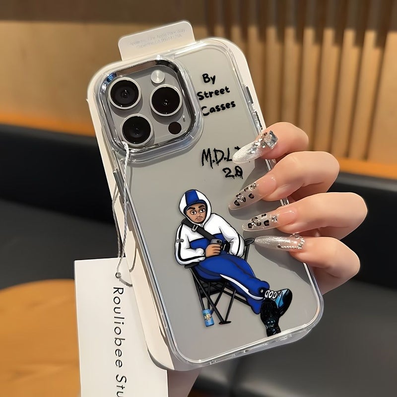 غلاف فني MDLR Morad لهاتف iPhone 14 Plus بعدسات فضية بألوان مختلطة - Image 2