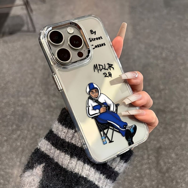 غلاف فني MDLR Morad لهاتف iPhone 14 Plus بعدسات فضية بألوان مختلطة - Image 1