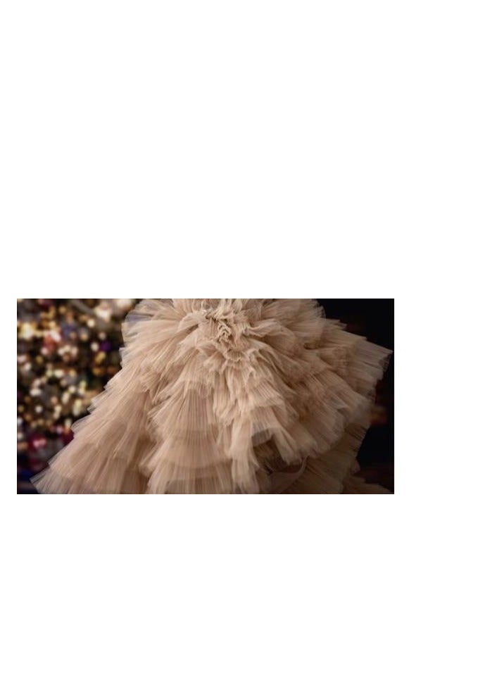 فستان أميرة ف fluffy للأطفال فستان عرض أزياء عالي الجودة  - Image 5