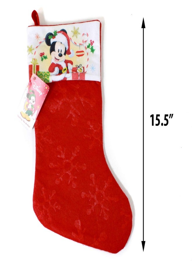 Ruz Mickey Mouse Kids Felt Holiday Stocking Home Decor - Image 4