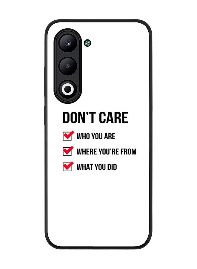 Stylizedd For Oppo A5 5G / A5 4G Case,Slim fit Camera Protection, Shockproof Thin Phone cover  - Don't Care