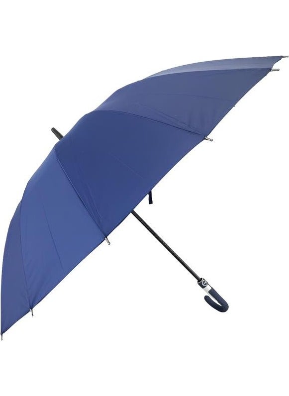 Louisiana Polo Protocol Cane 16 String Umbrella Navy Blue 9001  - Image 1