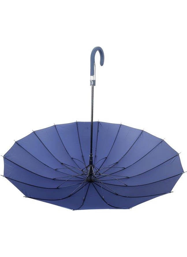 Louisiana Polo Protocol Cane 16 String Umbrella Navy Blue 9001  - Image 2