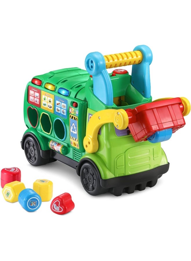 vtech Sort And Recycle Ride-On Truck (Frustration Free Packaging) , Green  - Image 2