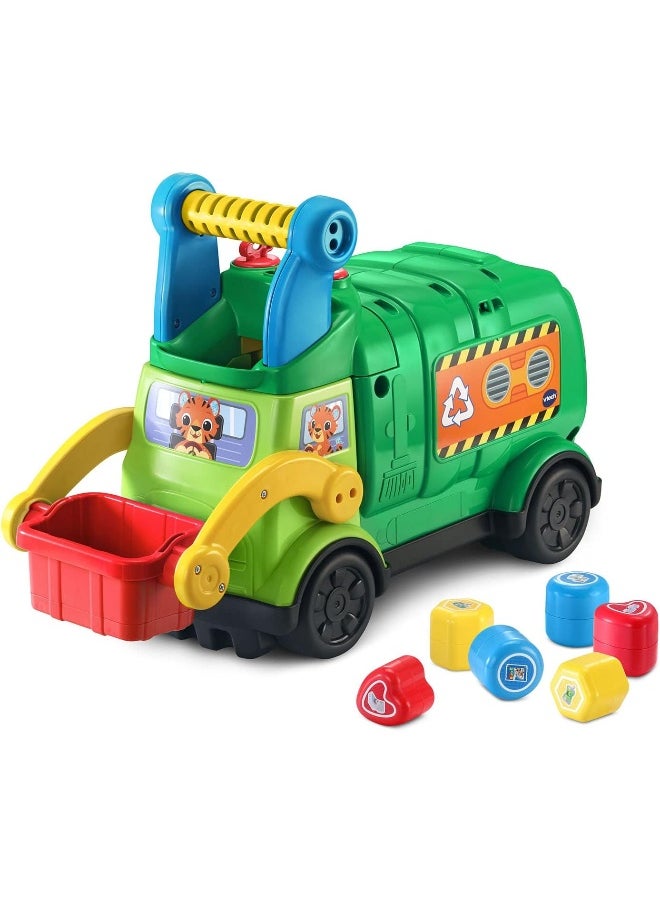 vtech Sort And Recycle Ride-On Truck (Frustration Free Packaging) , Green  - Image 4