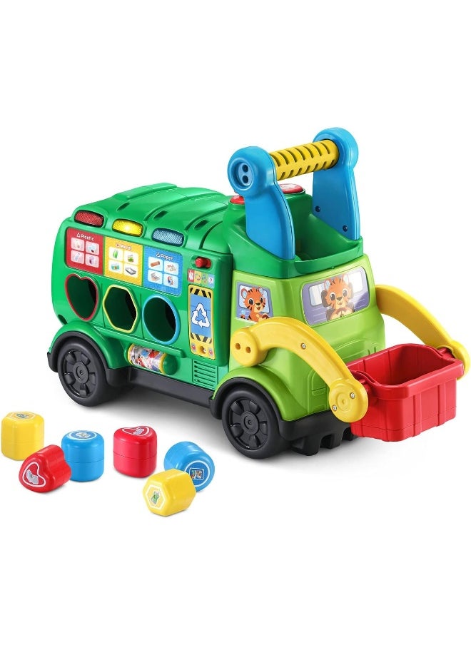 vtech Sort And Recycle Ride-On Truck (Frustration Free Packaging) , Green  - Image 1