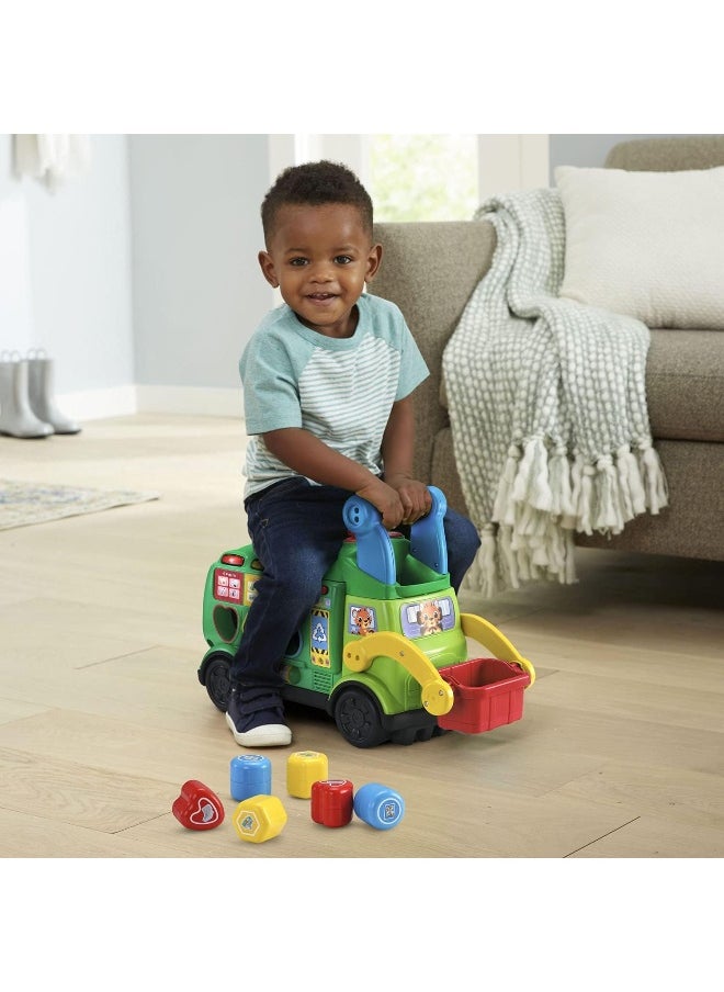 vtech Sort And Recycle Ride-On Truck (Frustration Free Packaging) , Green  - Image 5