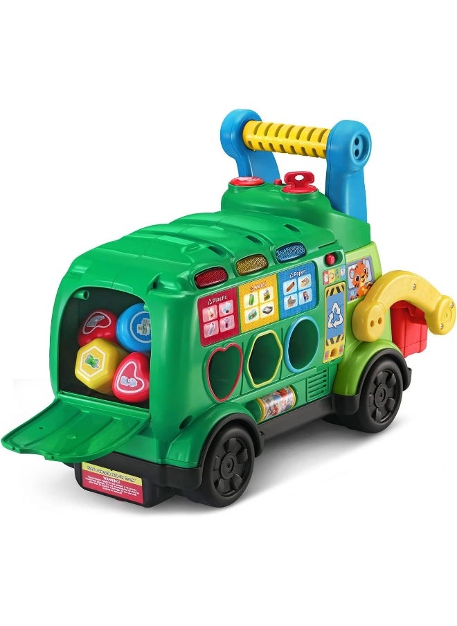 vtech Sort And Recycle Ride-On Truck (Frustration Free Packaging) , Green  - Image 3