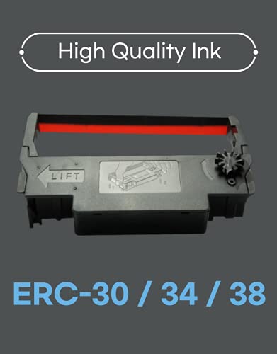 Bixolon (RRC-201BR-16) ERC-30, 16-Pack KD02-00057A Black and Red Ribbon Cartridge ink Compatible with SNBC SRP-275 & SRP-270 (GRC-220BR) - Image 2
