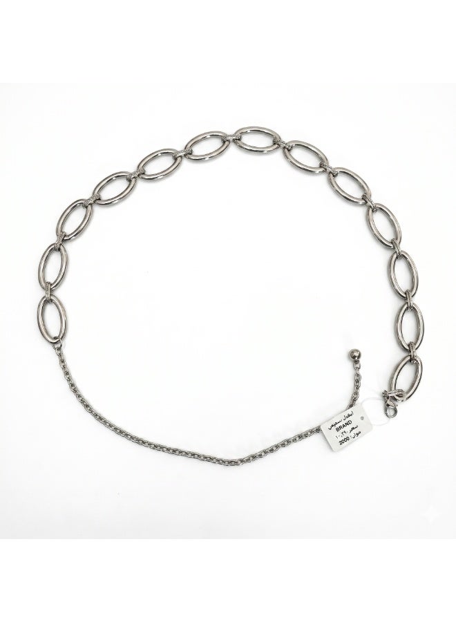 Vbranda A sleek oval-link belt that adds a touch of modern luxury and radiance to your waistline - Image 1