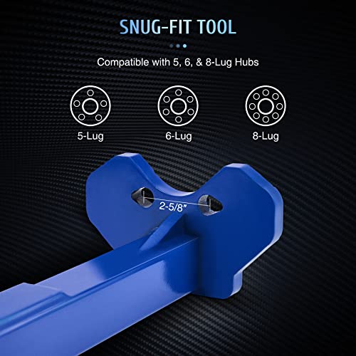 Orion Motor Tech Wheel Hub Removal Tool Kit, Universal Wheel Hub Shocker Compatible with 5 6 and 8 Lug Hubs, Wheel Hub Buster Tool with Nuts and Hooks - Image 2