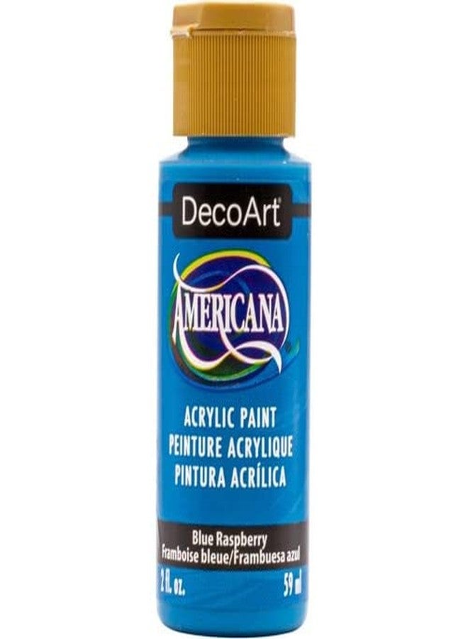 DecoArt Americana Acrylic Color, 2 oz. Bottle, Blue Raspberry
