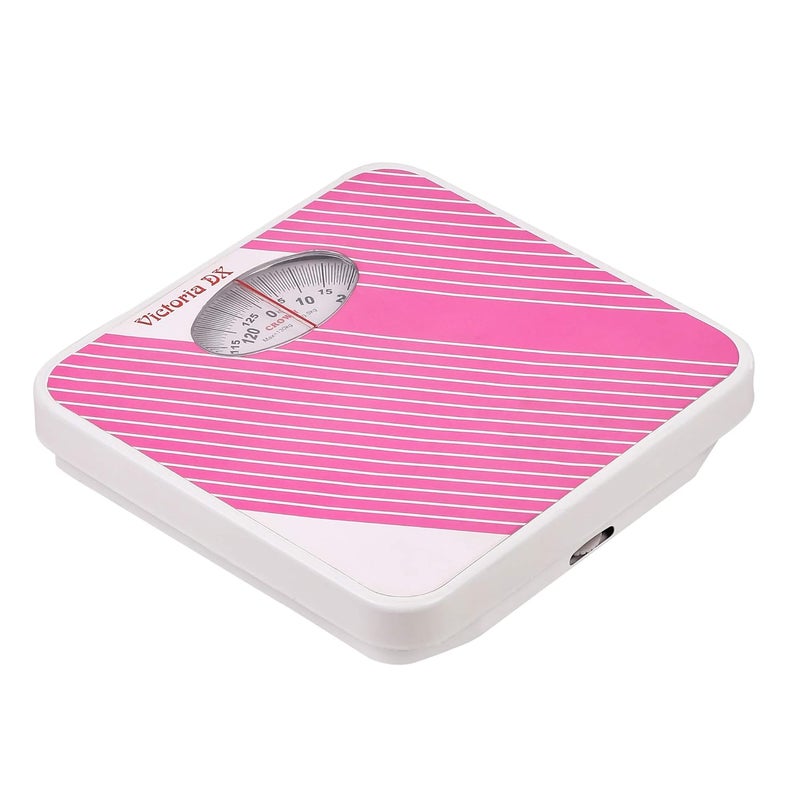 Crown Victoria Deluxe Personal Weighing Scale For Human Body, Manual Analog Weighing Scale upto 130 kgs capacity (Pink) - Pack of 2 - Image 3