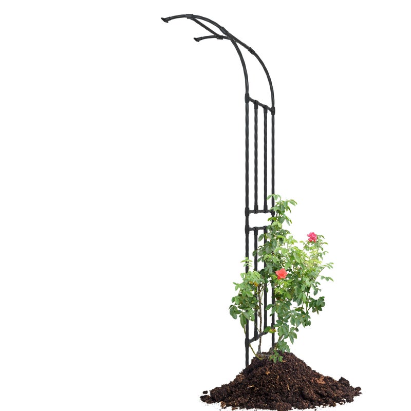 BUKLIYN Half Sided Arch Against The Wall Garden Trellis - Garden Arch Arbor Trellis for Climbing Plants Outdoor - Garden Arch for Home Yard and Garden - Image 1