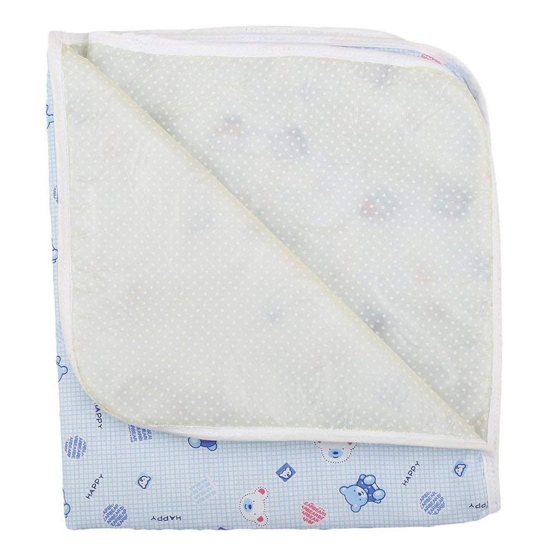 FinchGold Waterproof Mattress Protector Drysheets Bichhoni one Side Cotton one Side Plastic for New Born Baby Upto 1 Year Old Baby 0 to 12 Months - Image 2