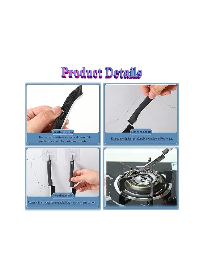 promass Gap Cleaning Brush, Multifunctional Dead Corners Cleaning Brushes,Bathroom Gap Cleaning Brush for Showers, Bathtubs (Gap Brush 3PCS) - Image 2