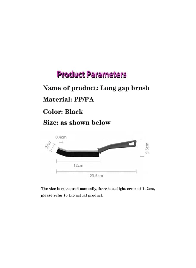 promass Gap Cleaning Brush, Multifunctional Dead Corners Cleaning Brushes,Bathroom Gap Cleaning Brush for Showers, Bathtubs (Gap Brush 3PCS) - Image 5