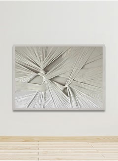 Marktna Canvas Wall Art For Wall Decoration Abstract Design With A Hollow Silver Frame Size 120x80cmOne Piece  - Image 1