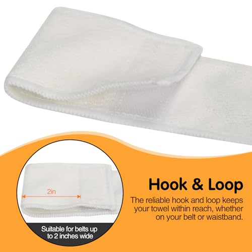 DkOvn Football Towel, Streamer Thin Sports Towel with Hook and Loop Closure, for Drying Hands, Gloves and Football Accessories - Image 3